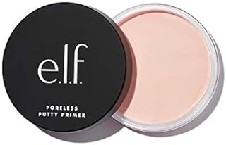 e.l.f. Poreless Putty Primer, All Day Wear, Velvet Texture, Poreless Effect, Universal Sheer, 0.74 Oz (21g)