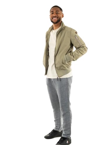 Schott NYC Kenny, Chaqueta para Hombre, Sage Caqui (ESB0CDLLJNNY), M