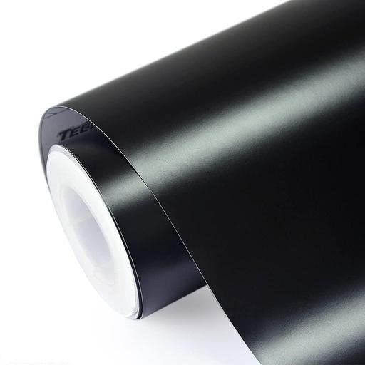 Image of WALLMATE? Matte Wrap Vinyl Peel and Stick Car & Bike Wrap Sheet Vinyl Car Wrap Sheet Roll Film Sticker Decal Sticker (24x120 /Inch, Black Matte)