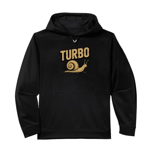 Funny Turbo Snail Performance Hoodie