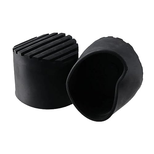 Image of Pack of 2 Extension Ladder Feet Cushion Boots Round Sturdy Replacement Parts 6.4cm |Home & Garden | Tools | Ladders