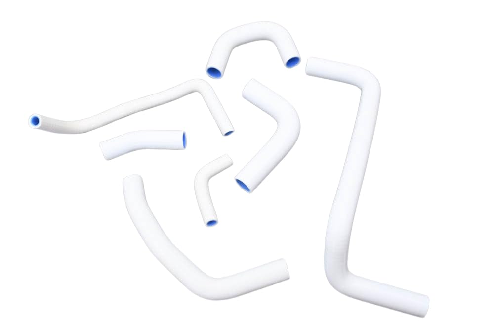 avdb-moto Kit Tubi Manicotti Radiatore Acqua Compatibile con HONDA CBR 600 RR 600RR PC37 2003-2004 (Bianco)