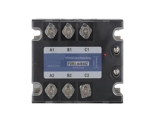 Relé de estado sólido trifásico FDR3-A4840Z de 40 A con control de CA