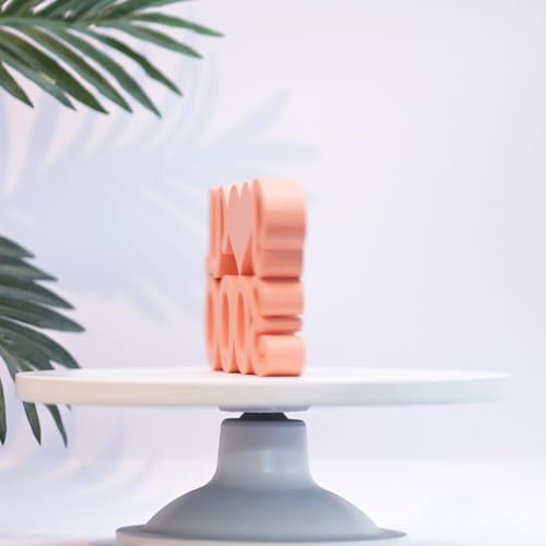 Image of NUKKAD TALES I Love You 3000 Peach Showpiece - Home Decor for Bedroom & Living Room (6.5 x 4.50 inch) - Ideal Center Table or Bookshelf Decoration,Couples & Girls, Engineered Wood, Love