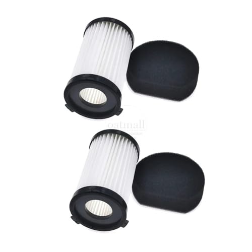 スポンジ付き交換用HEPAフィルター。MooSooと互換性がありますD600 D601 Iwoly V600(2pcs)