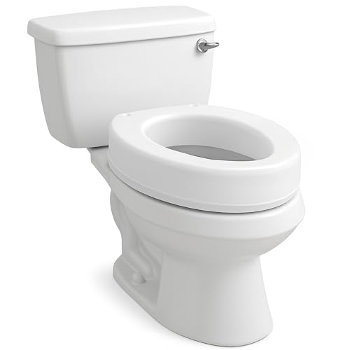 Carex Toilet Seat Riser, Elongated...