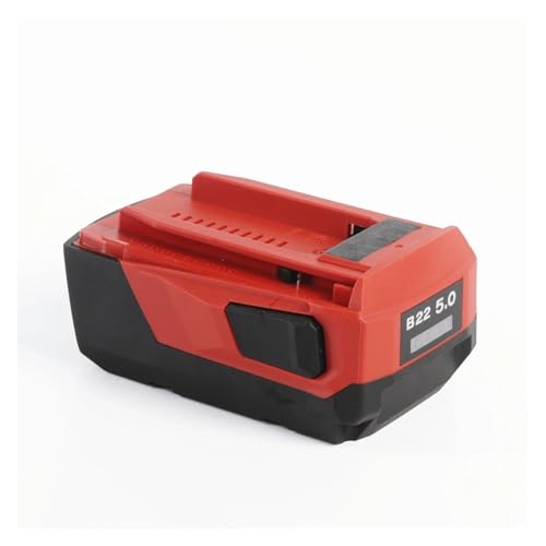 Batteria sostitutiva agli ioni di litio ad alta capacità B22 22V 5Ah, compatibile con Hilti B22, 18V 21.6V 22V, batteria for martelli utensili elettrici senza fili
