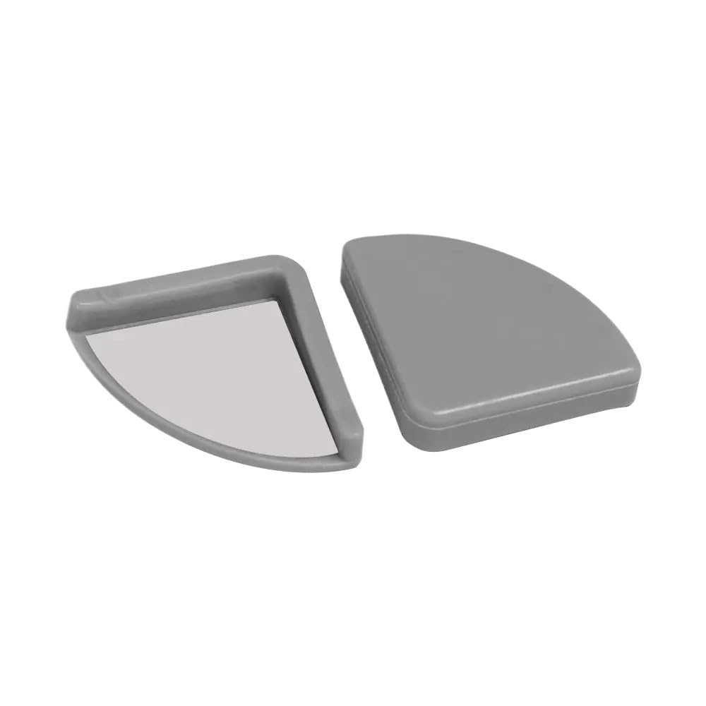 4PCS Soft Pvc Corner Guards Anticollision Strip Kids Security Edge Protection Table Protector For Baby(Grey)