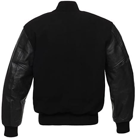Stewart & Strauss Wool and Vinyl (Faux Leather) Varsity Jackets2