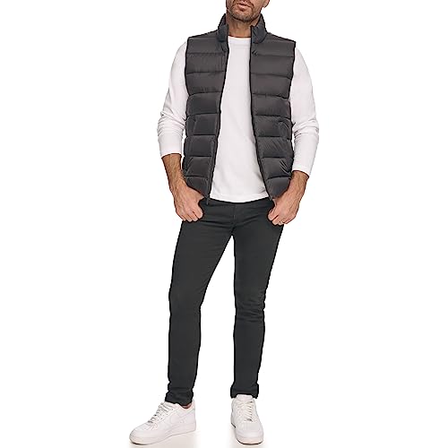 Kenneth Cole Men's Legacy Stand Collar Puffer Jacket