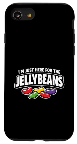I'm Just Here for the Jellybeans �ʔ����C�[�X�^�[�L�����f�B���[���A �X�}�z�P�[�X iPhone SE (2020) / 7 / 8 �p