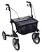 Price comparison product image Topro Olympos 4 Wheel Deluxe Rollator Outside Walker Silver Small