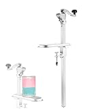 Abrelatas manual resistente, abrelatas industrial de acero inoxidable para latas grandes, altura ajustable, corte rápido, ahorra tiempo y esfuerzo