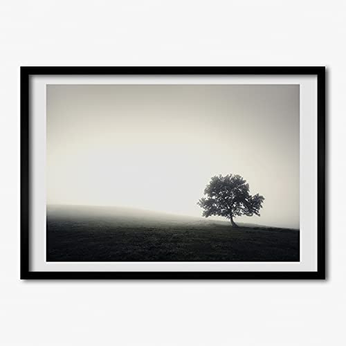 Cadre en bois moderne Tulup 70x50 cm avec affiche d'art pour une finition premium