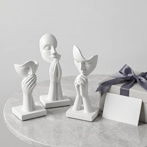 Statues de prière décoratives blanches idée cadeau originale pour la maison