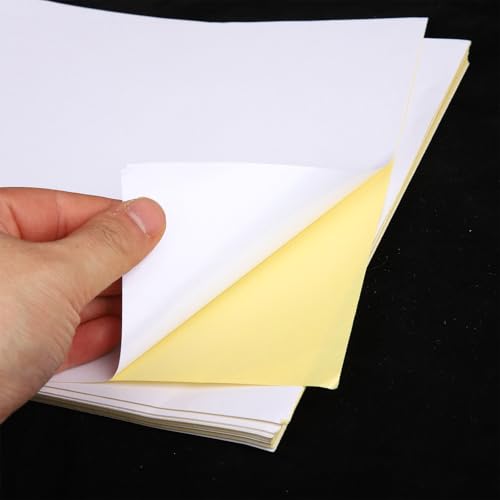 Papier adhésif mat A4 Abaodam pour impression jet d'encre et laser - 4