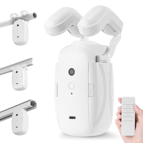 nmoiww Automatischer Vorhangöffner und -schließer, elektrischer...