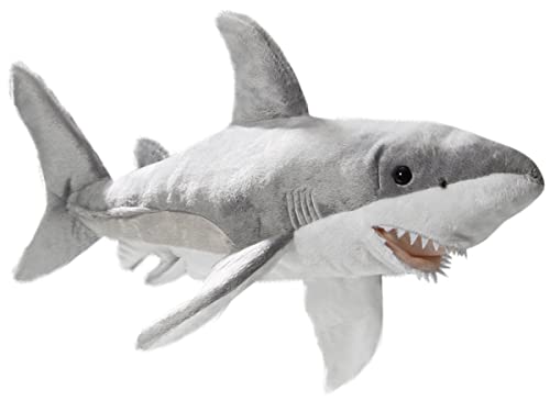 Peluche requin 50cm Carl Dick aux finitions soignees et au design realiste premium