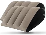 JDOBEST 2 Pack Portable Inflatable Wedge Pillow,Body Positioner for Sleep Support, Adjustable Travel Cushion - Lightweight Bed/Leg/Partner Support Pillow, Fast Inflation,for Home, Travel,Outdoor