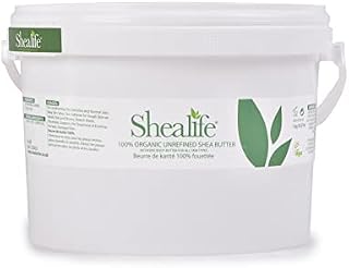 1 Kg Organic Unrefined Shea Butter for Conditioning Sensitive and Dry Skin Baby Skin Salve Treatment of Eczema Psoriasis and Damaged Skin Supplied Direct by Shea Life Skincare 1 Kg