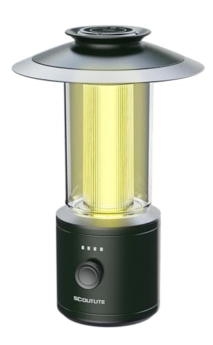 FLEXA Extendable Camping Light, 3 in 1 Telescoping Lantern with 135H Runtime, 13400mAh, USB-C 18W Charging, IPX4 Water Resistant, Adjustable Warm and White Light for Camping, Hiking and Emergency Use