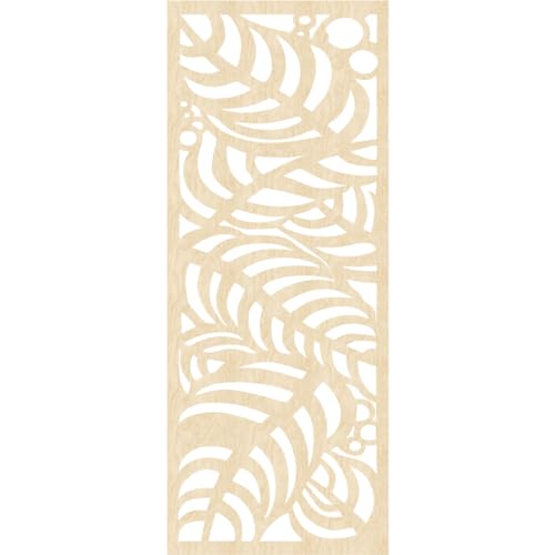 Image of 31 3 /8 inchW x 79 3 /8 inchH x 3 /8 inchT Mills Decorative Fretwork Wood Wall Panels, Birch