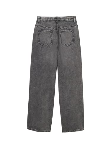 TOM TAILOR Mädchen Kinder Wide Leg Fit Jeans , 10219 - Used Mid Stone Grey Denim, 146 – Ansicht 6