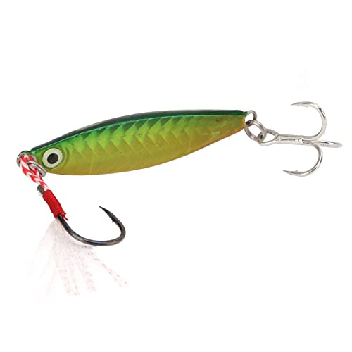 Isca de pesca Vib, forma de corpo aerodinâmica de ferro artificial 5 peças de metal Vib isca de pesc