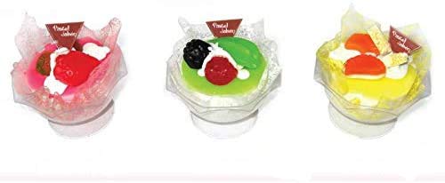 Lote de 48 Jabones en Forma de Tarrina de Helado 115 Gr Pastel Cupcake - Jabón, jabones originales para Detalles, Recuerdos y Regalos de Bodas Invitadas