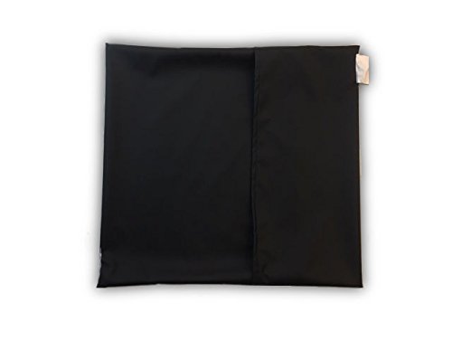 Purap Cover Wheelchair Cushion - Removable And Washable - 18" X 20" X 1.5" (Black) #TOP2