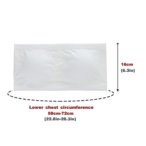 4 Pack Girls Strapless Bra Full Cup Cotton Bra with Removable Padding for for Girls 8-14 Years2