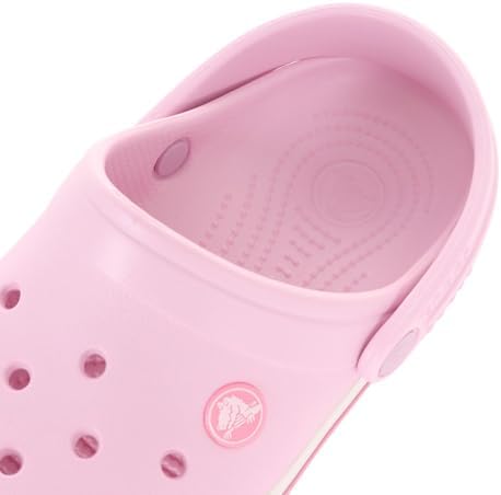 Crocs Unisex-Child Crocband Clogs (Todder Shoes), Ballerina Pink, 4 Toddler | Image 4