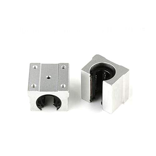 Bloc alu SBR25UU robuste avec roulement rigide pour axe CNC