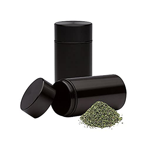 Vikrom Portable Airtight Aluminum Herb Storage Container Durable Waterproof Containers With Screw-Top Lid Lock Herb Spices Metal Accessories For Preserves & Secures Herbs #TOP6