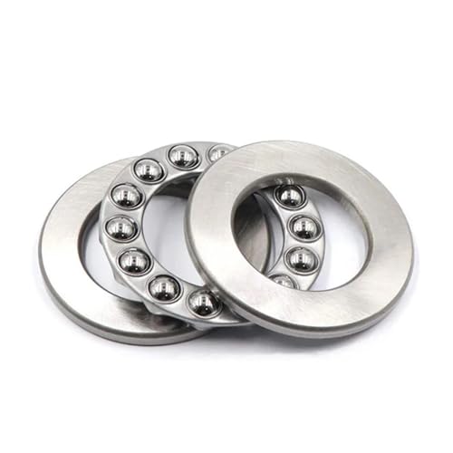 Rodamiento de bolas de empuje plano 51203 con acabado rectificado de alta precisión 17x30x9mm