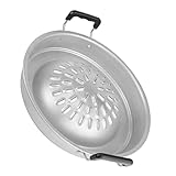 Poêle à griller avec poignée pliable – les bords de la poêle sont lisses et arrondis, sans bavures, et ne risquent pas d'abîmer la peau. poêle à griller idéale pour les fêtes