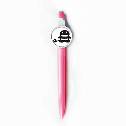 Stylo à bille bleu rétractable Tail Happy Fear Halloween idée cadeau DIYthinker