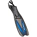 ScubaPro Jet Sport Fins, Scuba Pro Diving Fin, Black Blue - Medium (8-10)