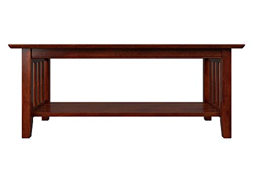 Atlantic Furniture Ah15204 Mission Coffee Table, Walnut #TOP2