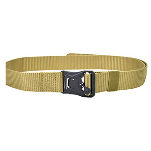Camping Gear, Adjustable Men Heavy Duty Belt Nylon Waist Belts with Magnetic Buckle
