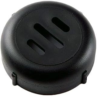 Revolutionary New 6-8 OZ Plastic Cheese Shaker Lids 1 Dozen. Rust Proof! (Black Slotted)