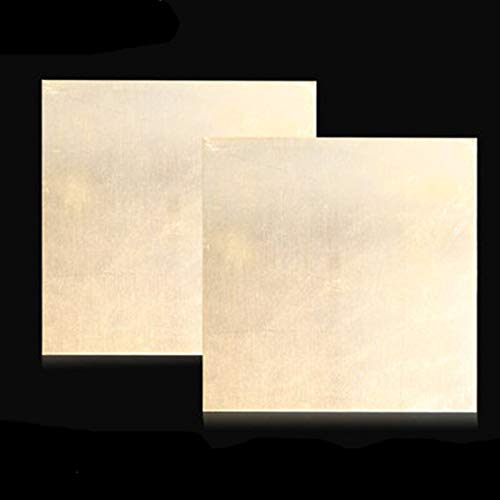 Plaque de laiton 200x200mm pour modélisme construction et fraisage CNC