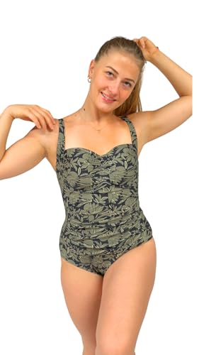 Maillot de bain une pièce Haute Pression CA143 C01 noir doré taille 46