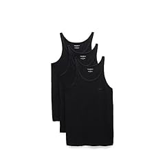 EMPORIO ARMANI プリント入りタンクトップ ブラック USA S 赤