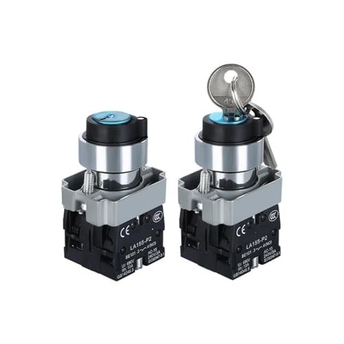 Sélecteur rotatif autobloquant XB2-BG21 interrupteur à clé 22mm pour commande sécurisée