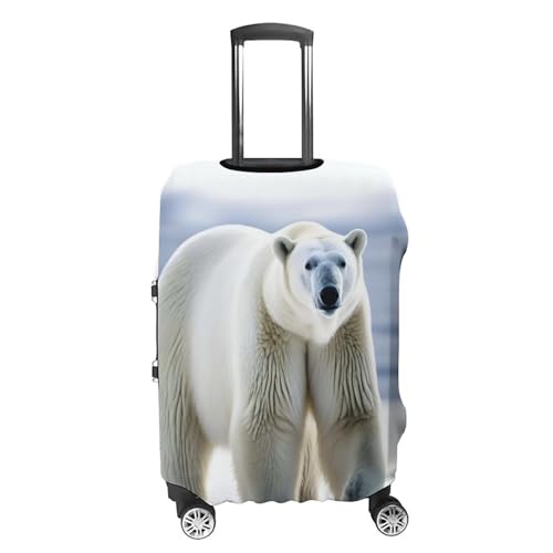Housse de bagage anti-poussière Polar Bear L finie la valise rayée en soute
