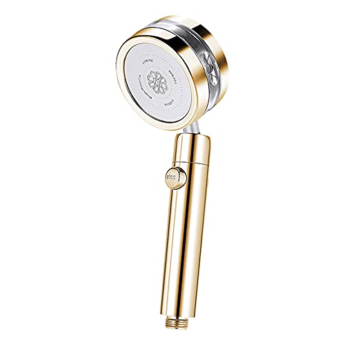 Joselin Cabezal de Ducha Turboalimentado Filtro de Cabezal de Ducha de Chorro Giratorio de 360 Grados Desmontable de Alta PresióN para Cuarto de BañO,