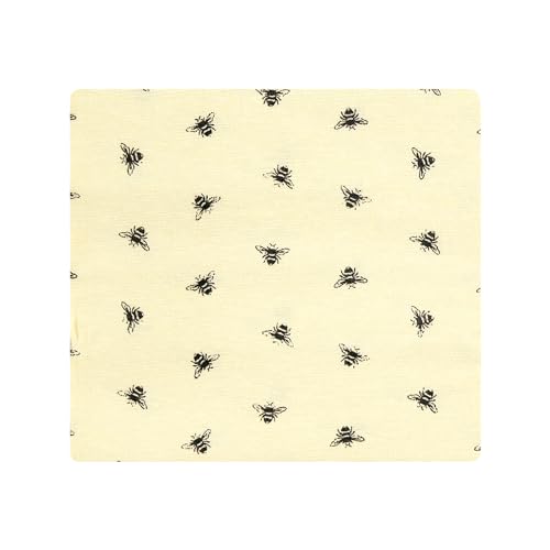 Image of Hudson Baby Unisex Baby Cotton Flannel Receiving Blankets, Honey Bee, One Size