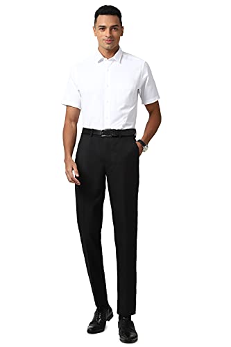 Image of Peter England Men's Slim Formal Trousers
