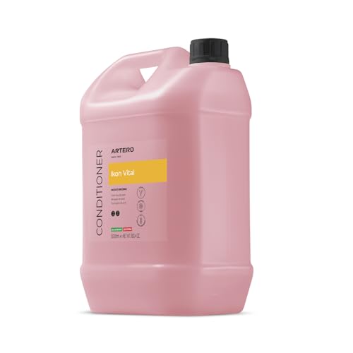 Artero Ikon Vital. Acondicionador para Perros. Hidrata, suaviza y Protege el Manto. Enriquecido con Avena, Ideal para Pieles sensibles y mantos con Nudos o Tendencia al encrespamiento. (5000 ml)